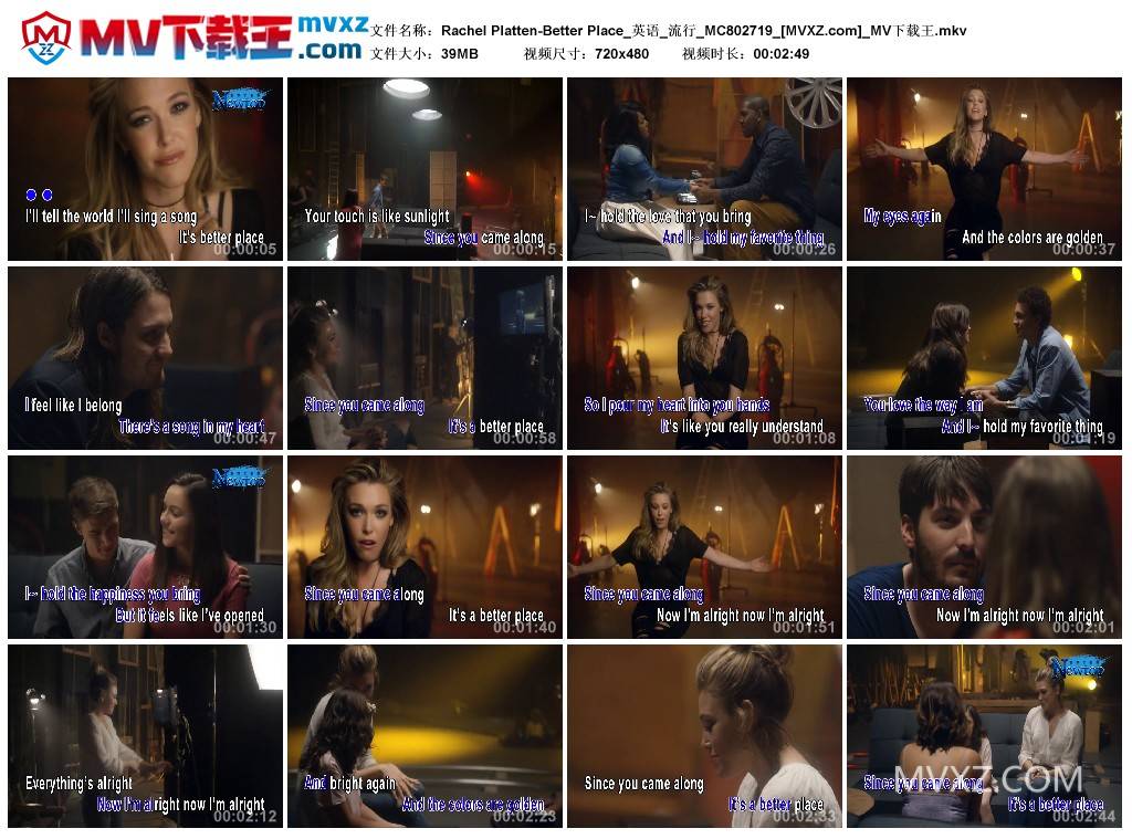 Rachel Platten-Better Place_英语_流行_MC802719